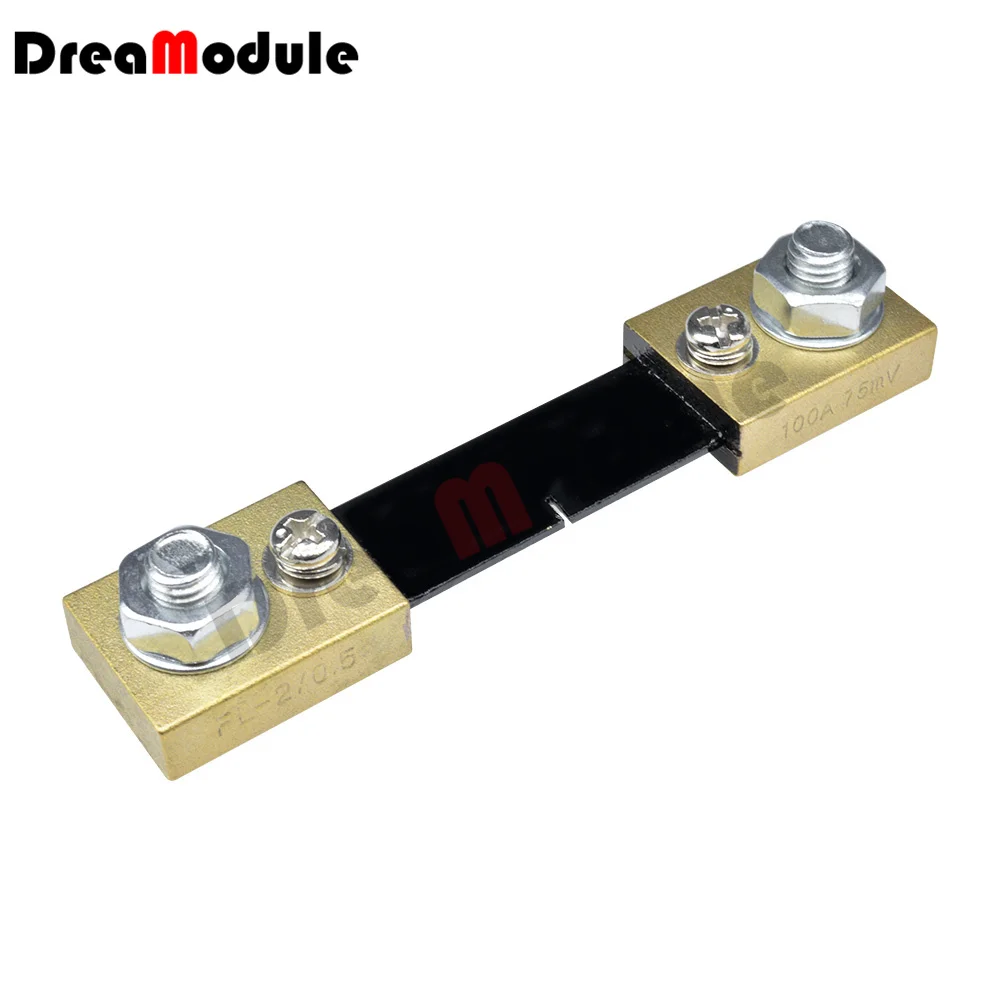 

External Shunt 10A 20A 30A 50A 100A 200A 300A 75mV Ammeter Shunt Resistor Digital Voltmeter Ammeter Power Meter Wattmeter