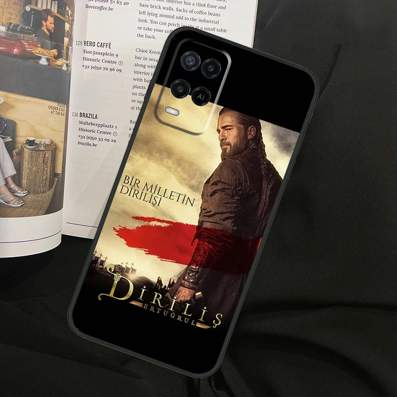 Фото Чехол для телефона Dirilis Ertugrul Kayi Flag для Oppo A38 A18 A58 A78 A98 A79 A40 A60 A80 A16 A76 A96 A15 A74 A94 A54 A77 A17 №5