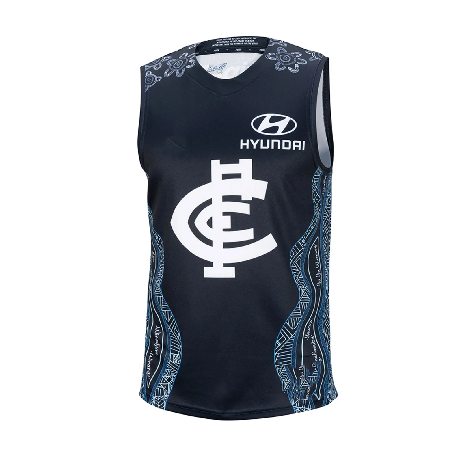 

Carlton 2021 Authentic Indigenous Mens Guernsey