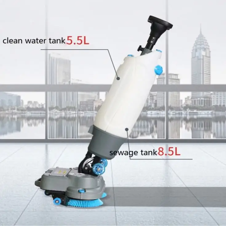 

Boomjoy 360 Super Easy Magic Floor Scrubber Machine Weight Scrub Brush With Long Handle Cleaning Mop Stick Sweeper