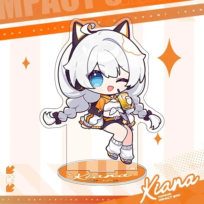 Фото Игра Honkai Impact 3rd X Elysia COCO Joint, тематические наборы для косплея, киана, подставка, бейдж, брелок, аниме, мультяшные аксессуары, рождественская подарочная коробка №5