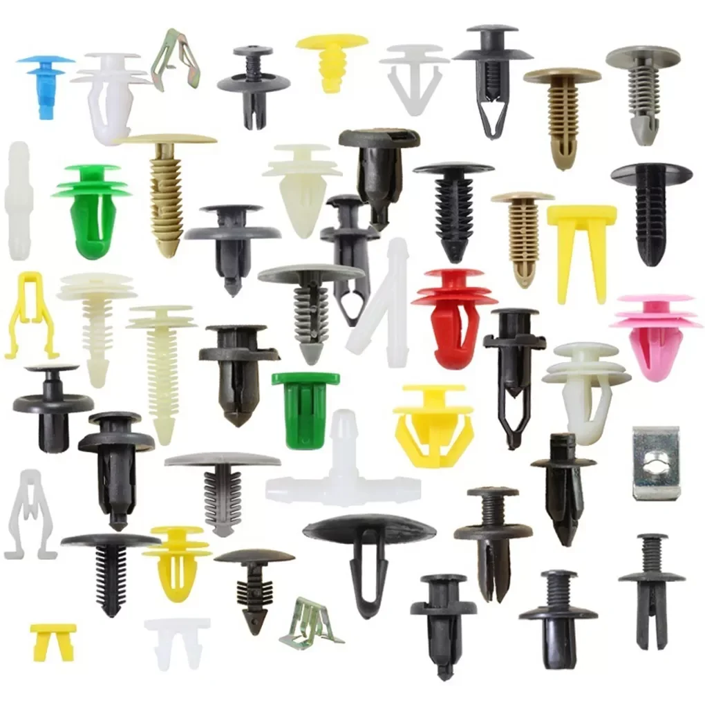 

100Pcs Car Clips Fastener Screws Bumper Interior Decoration Auto Plastic Random Mixing Universal Plastic