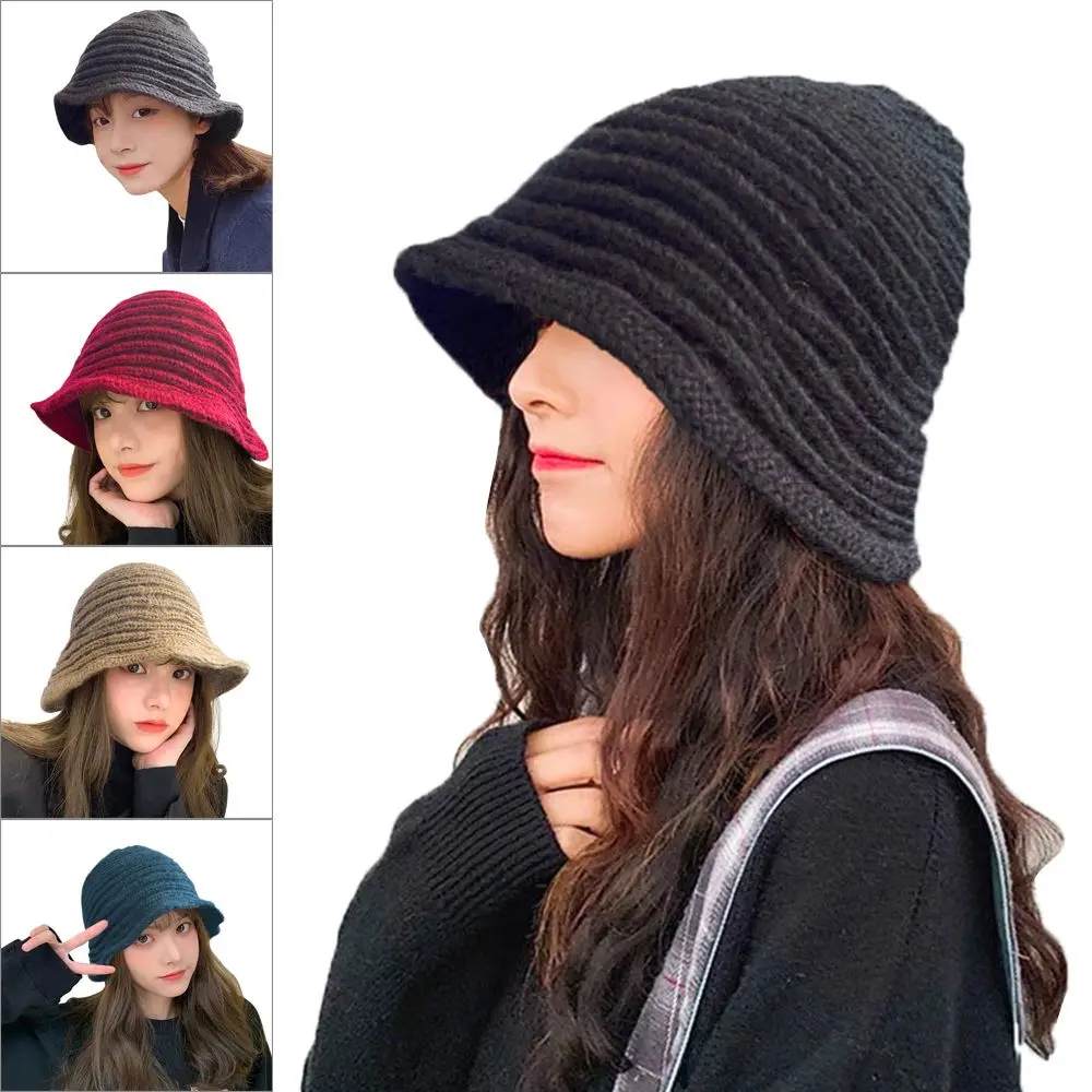 

High Quality Woman/Men Ladies Casual Cap Solid Cute Warmer Bonnet Winter Autumn Hats Knitted Beanies Female Beanie Caps