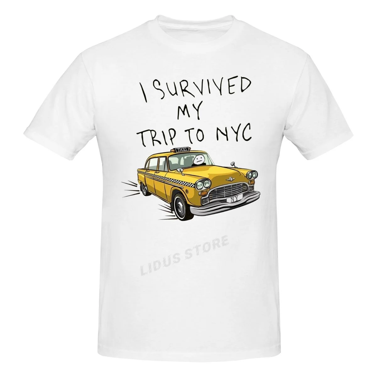 

Tom Holland Same Style Tees I Survived My Trip To NYC T-shirt Casual 100%Cotton Streetwear Men Women Unisex Fashion T Shirt