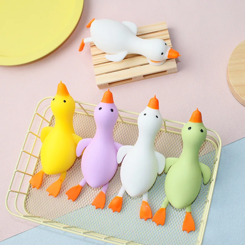 

Go Duck Stress Relief Toys Decompression Squish Squeeze Cute Yellow Duck Trick Toy Gifts for Kids Adults 1pc