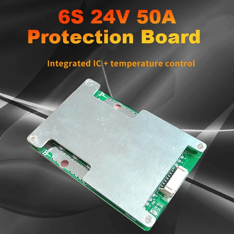 

6S 24V 50A Lithium Battery Protection Board PCB BMS Protection Board With Power Battery Balance/Enhance