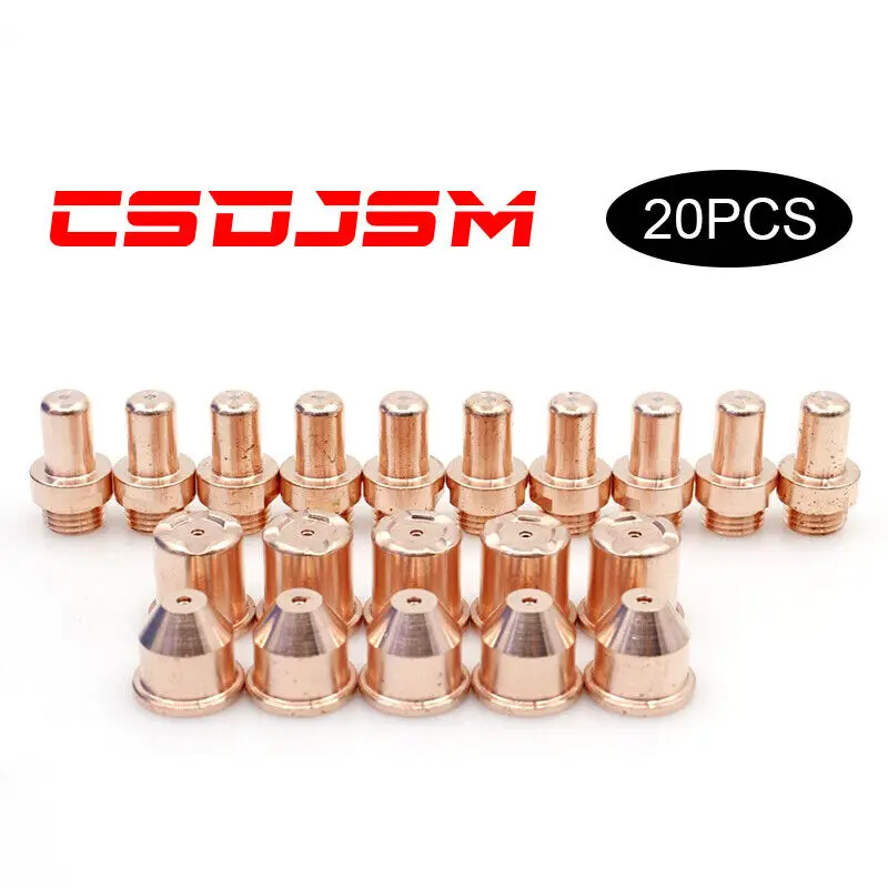 

20 шт., плазменные резьбовые электроды Eastwood Versa Cut 60A