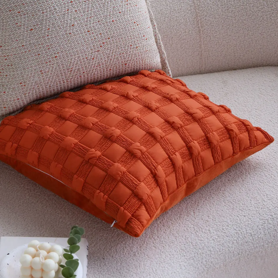 Ультрамягкая декоративная квадратная наволочка для дивана украшение гостиной