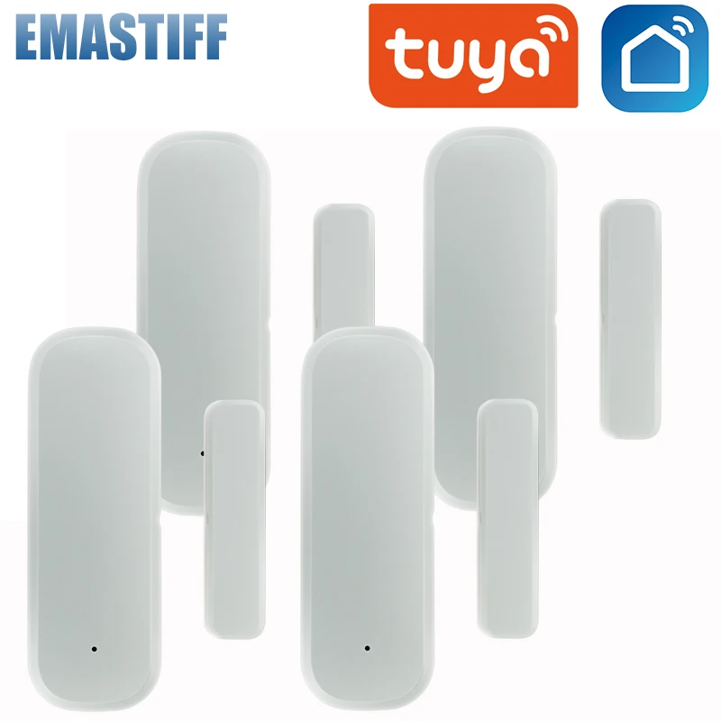 

Смарт-датчик двери Tuya, Wi-Fi, с управлением через приложение