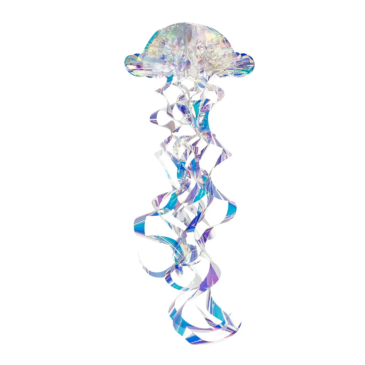 

Радужная Медуза, спиральная подвеска, искусственный декор для рождества, Нового года, свадьбы, вечеринки, украшения