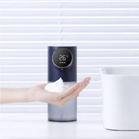 liquid soap dispensers usb rechargeable temperature display 320ml automatic dispenser soap foam hand sanitizer machine