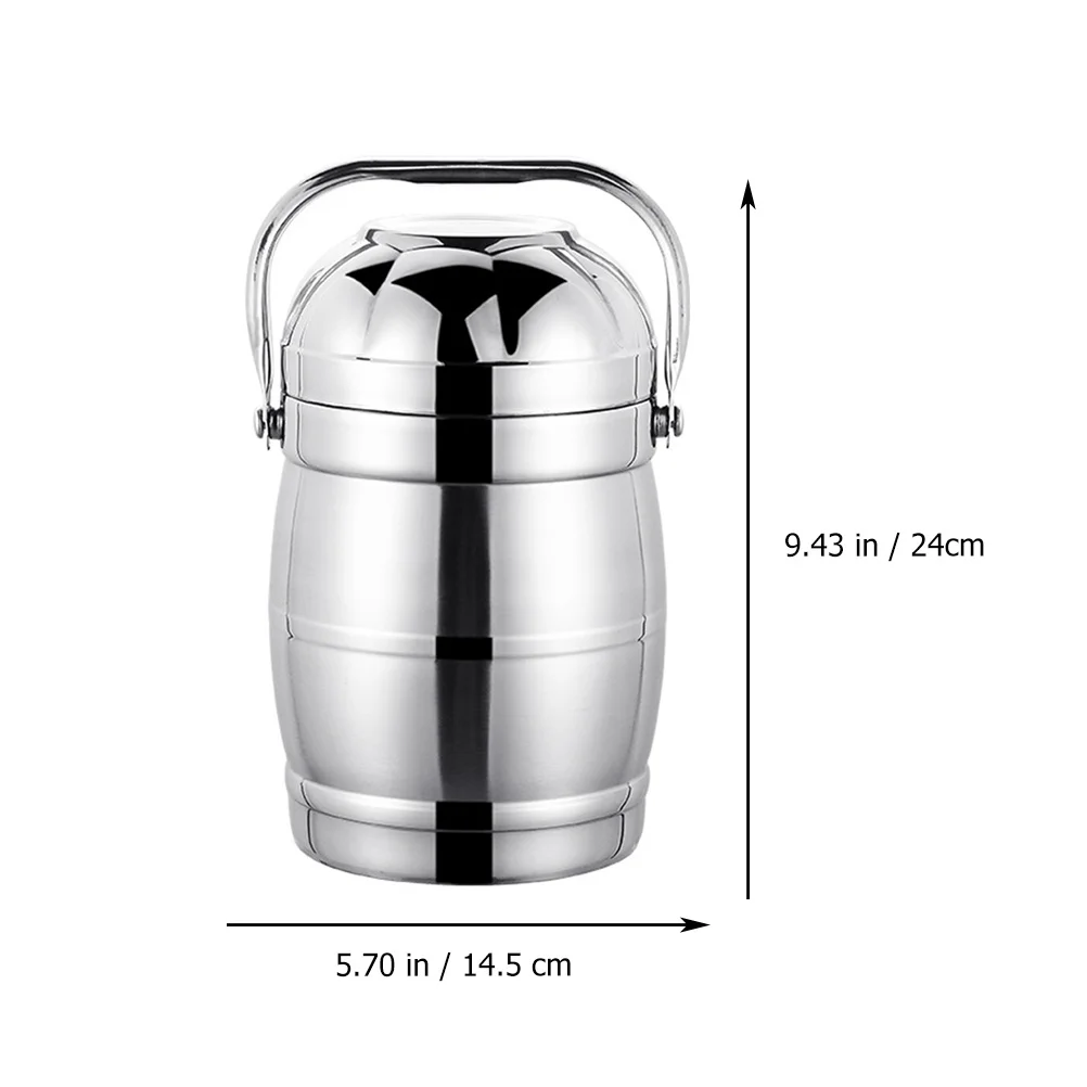 1 Набор изолированных пищевых емкостей Штабелируемый термоконтейнер для еды
