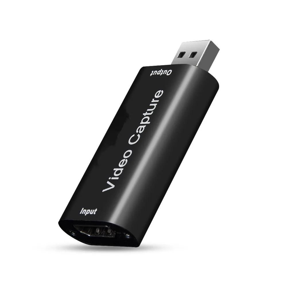 USB 2.0 Video Capture Card 4K HDMI-compatible Video Grabber Live Streaming Box Recording for PS4 XBOX Phone Game DVD HD Camera