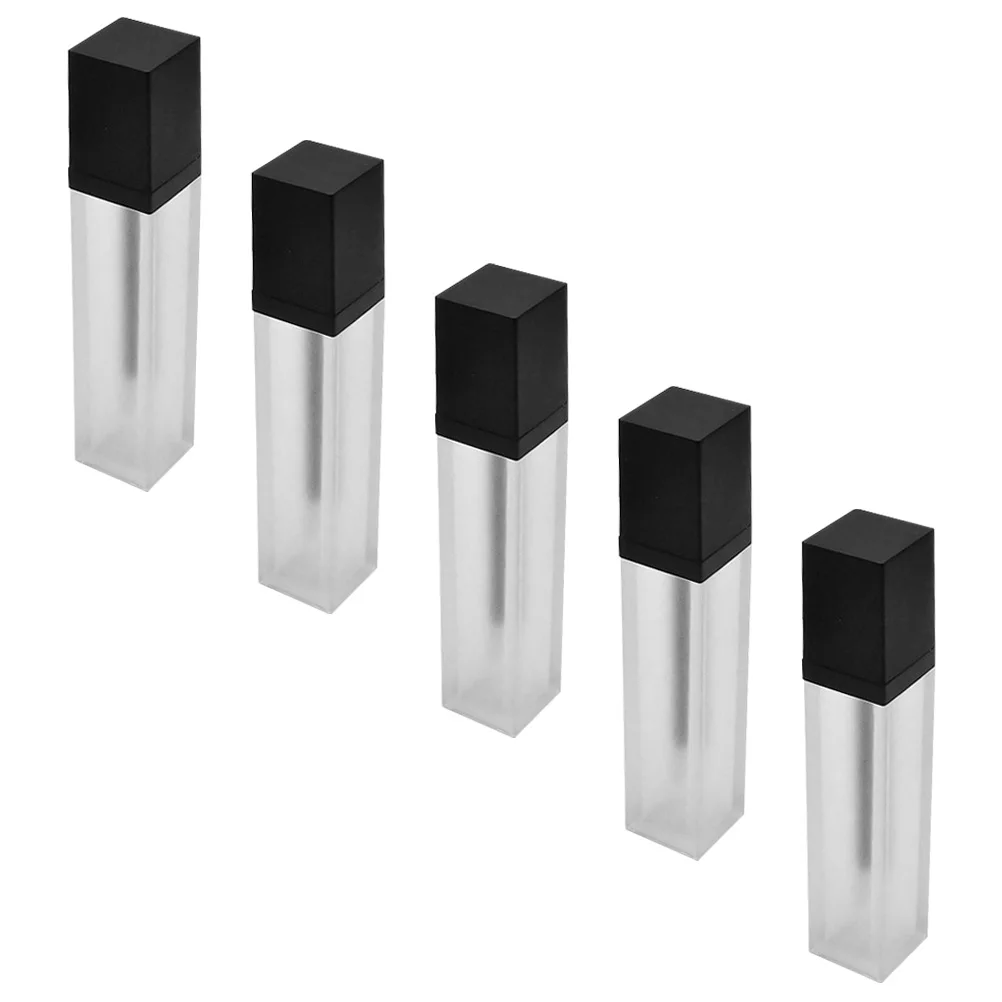 

5Pcs Empty Lip Gloss Bottles Refillable Lip Glazes Bottles (Assorted Color)