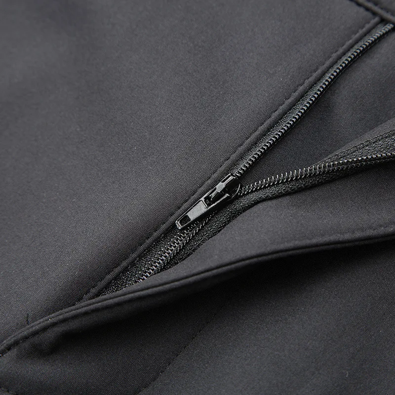 New Warm Fleece Pants Men Waterproof 