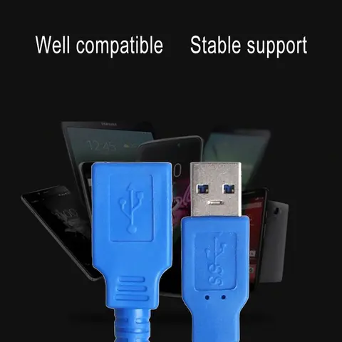 USB 3.0 кабель удлинитель 0.5м 1м 1.5м 3м