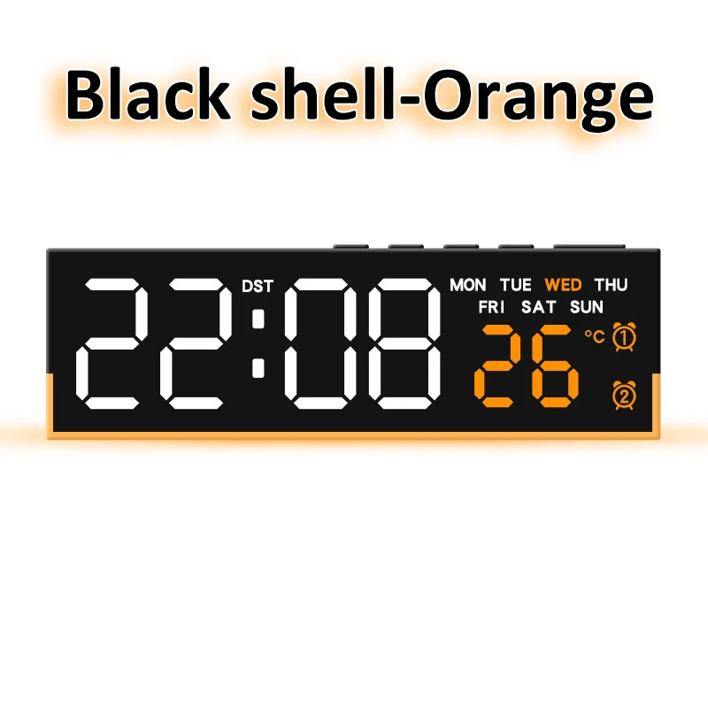 

LED будильник с подсветкой