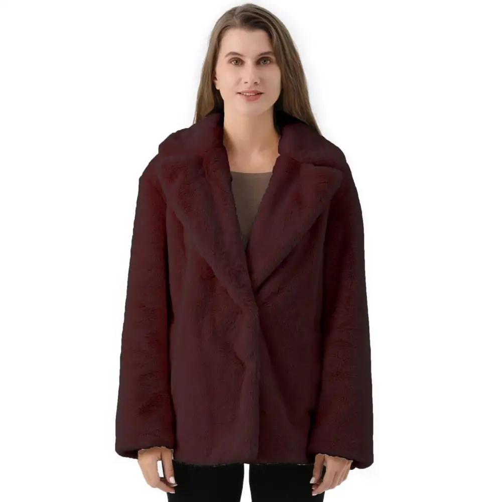 Winter Warm Women's Natural Fur Coats Fashion Designer Fluffy Thermal Parka Coat Real Fur Soft Pure Color Teddy Fur Coat