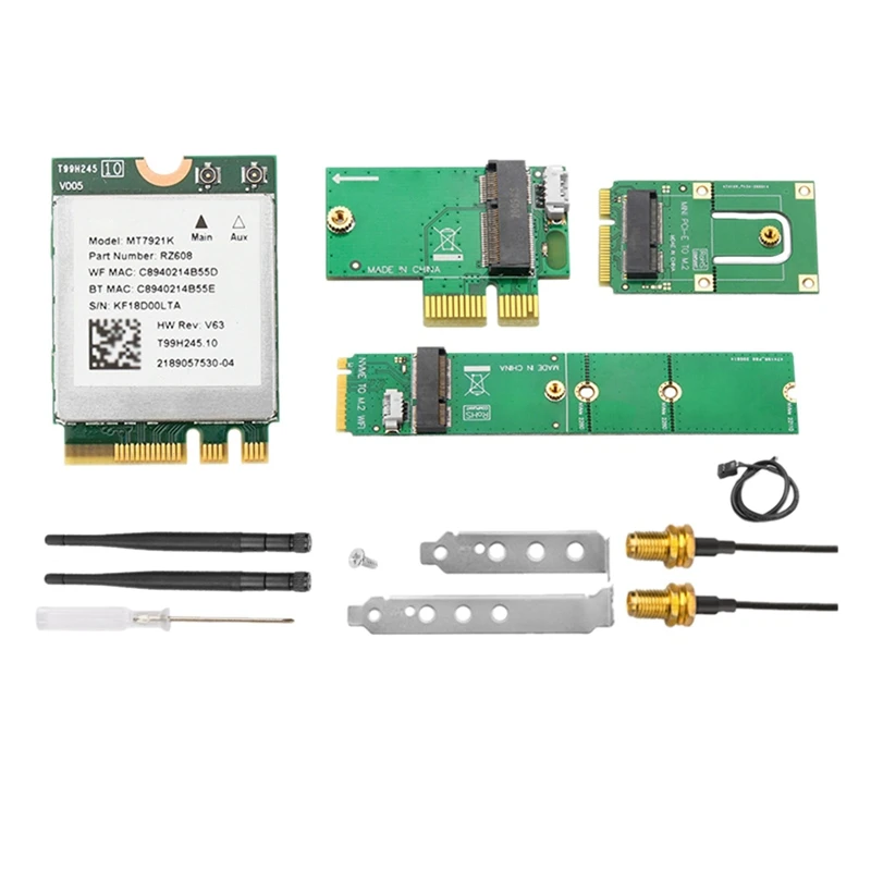 

2974Mbps Wifi 6 PCI-E Wireless Network Card 2.4Ghz/5Ghz MU-MIMO