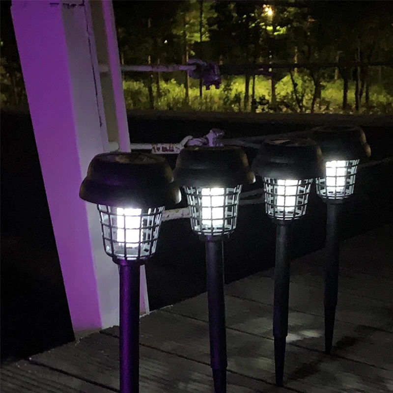 Ловушка для комаров на солнечной батарее садовый светильник газона Отпугиватель