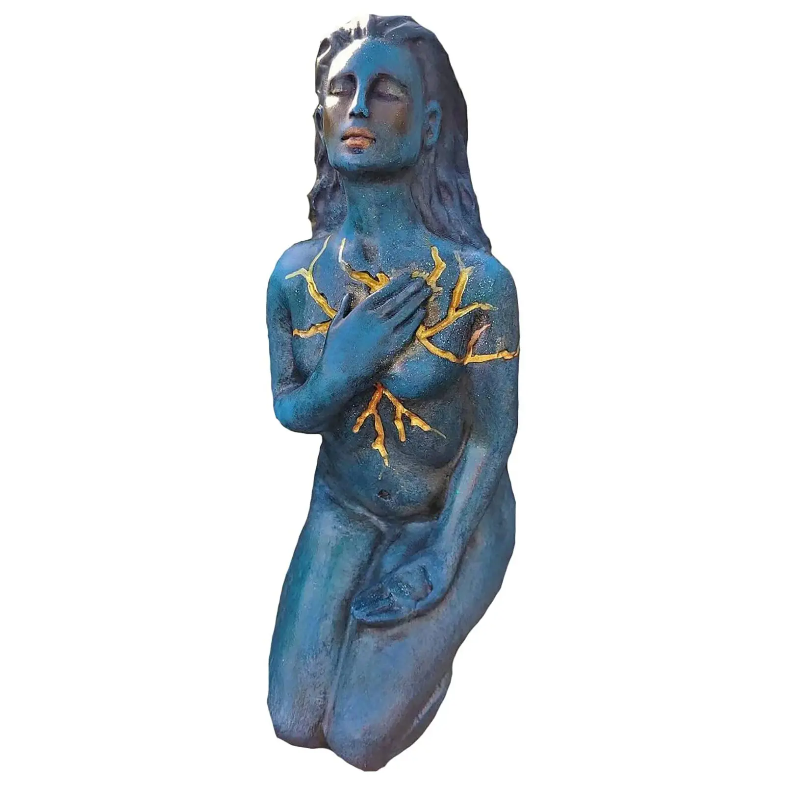 

Goddess Statue Figurine Home Decor Self Healing Goddess SculptureAbstract Resin Statue Self Love-Healing Resin Crafts Office