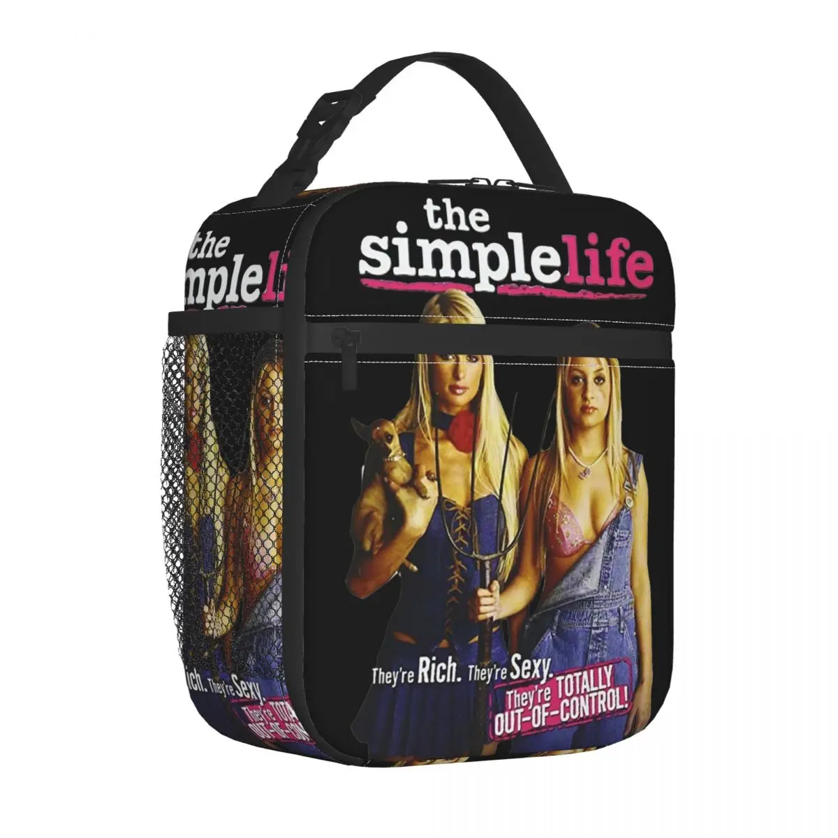 Изолированный Ланч-бокс Paris Hiltons The Simple Life Париж и Николь пакет для хранения еды