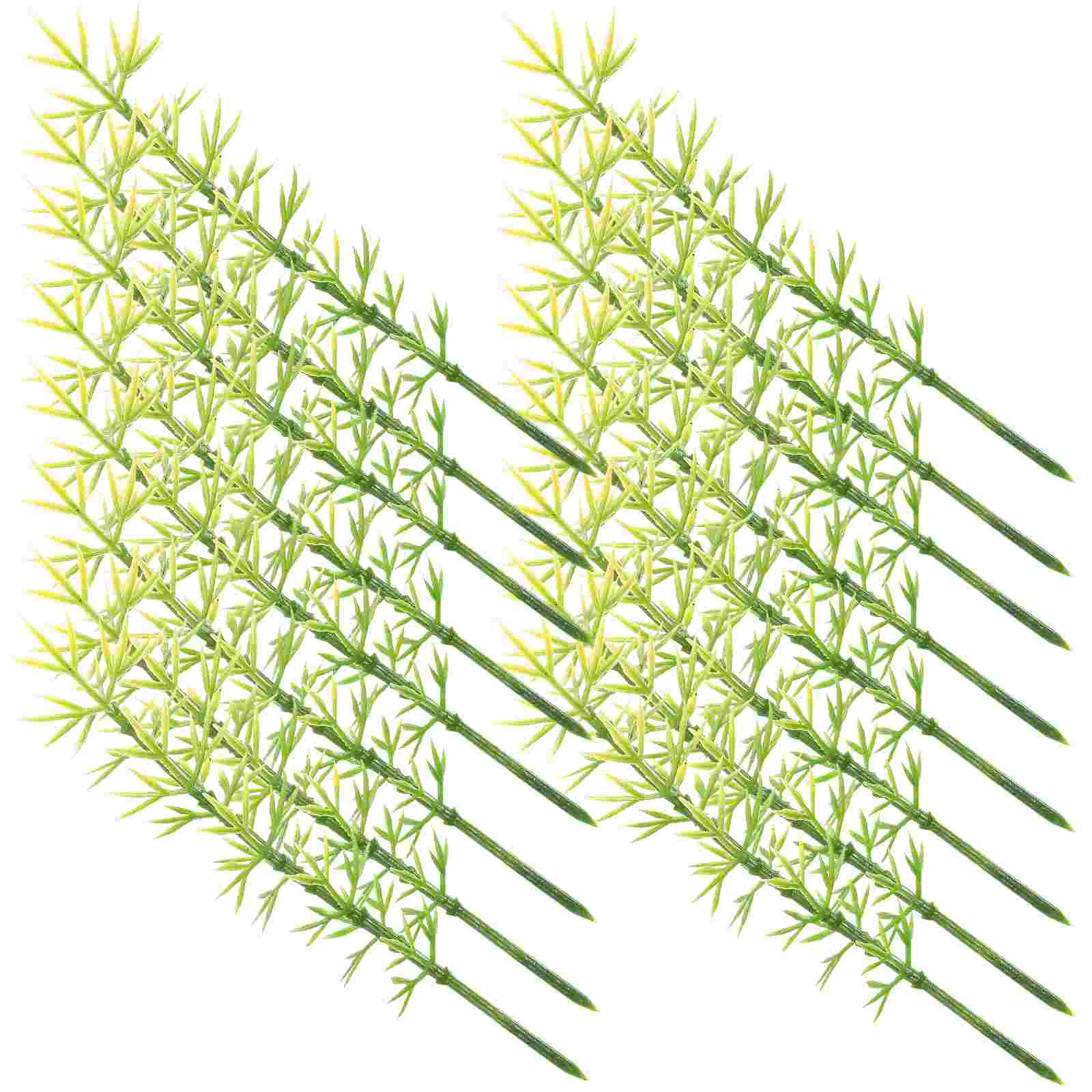 100 шт. пластиковая модель бамбуковых деревьев зеленого цвета 1:200 дерева пейзажная