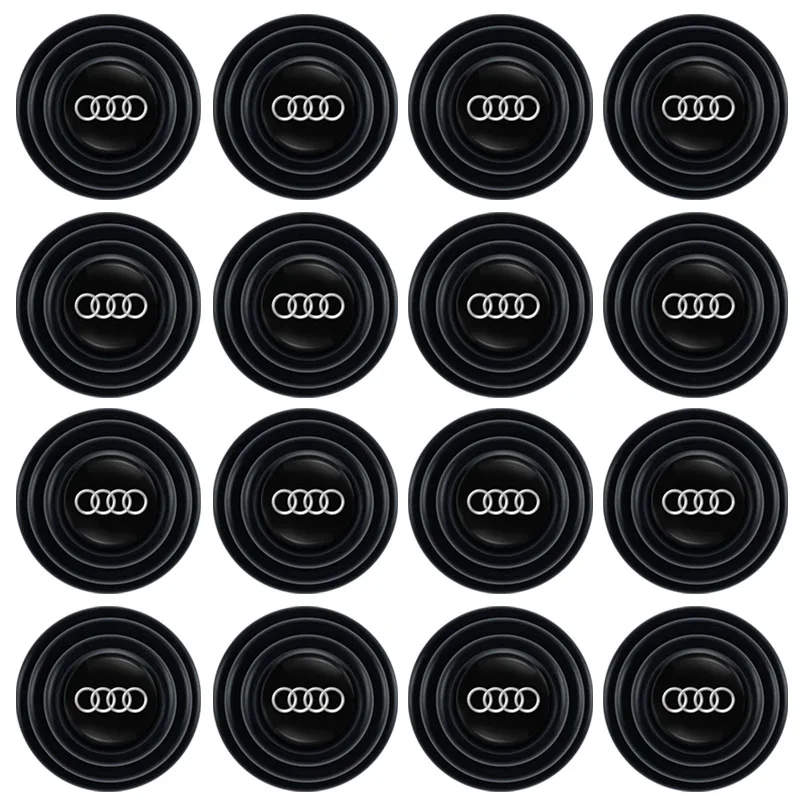 

2025 Горячая прокладка амортизатора двери автомобиля, противоударная наклейка для Audi Quattro Sline A1 A3 A4 A5 A6 A7 A8 Q2 Q3 Q5 Q7 Q8 TT