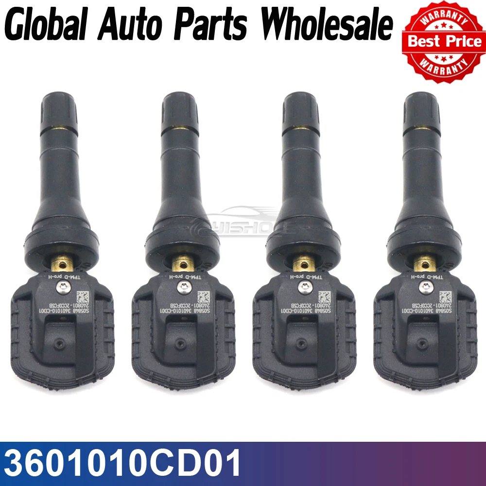1/4 шт. автомобильный датчик давления в шинах TPMS 3601010 CD01 для ChangAn CS35 CS55/CS75/EADO PLUS Raeton CC