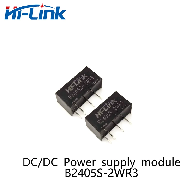 

Free Shipping DC/DC Low power consumption high efficiency 2W 5V 400mA output B2405S-2WR3 power supply module