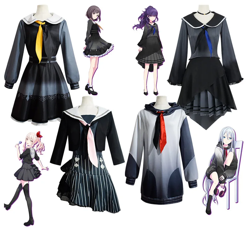 

Project Sekai Colorful Stage Shinonome Ena Cosplay Costume Enanan Sailor Uniform 25:00 At Nightcord Stage Show Dresses