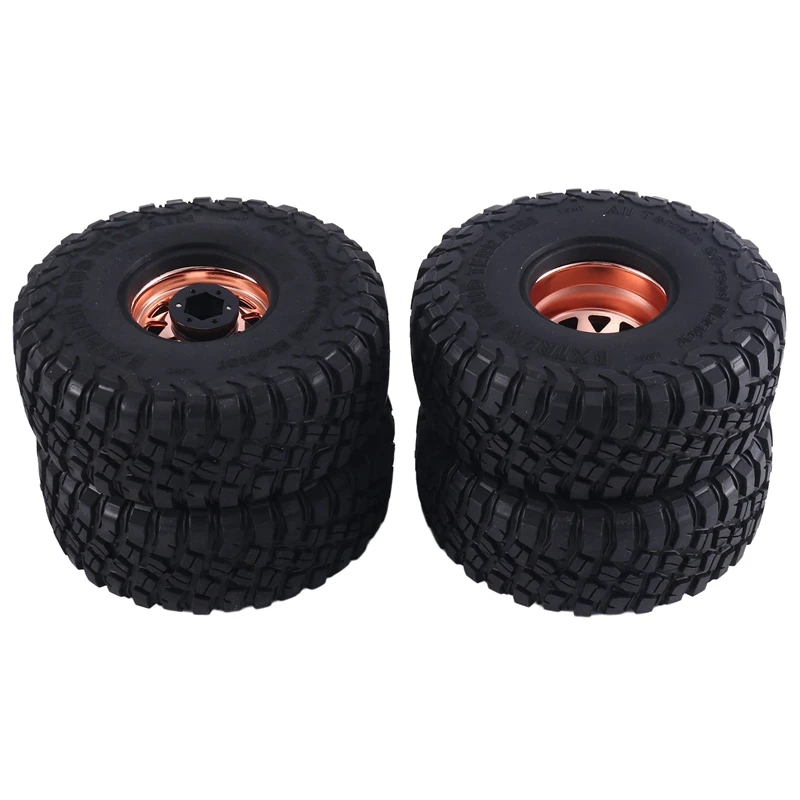 

Металлическая шина 120 мм для ступицы колеса 1,9 для радиоуправляемого гусеничного автомобиля Traxxas TRX4 Axial SCX10, обновления, 1