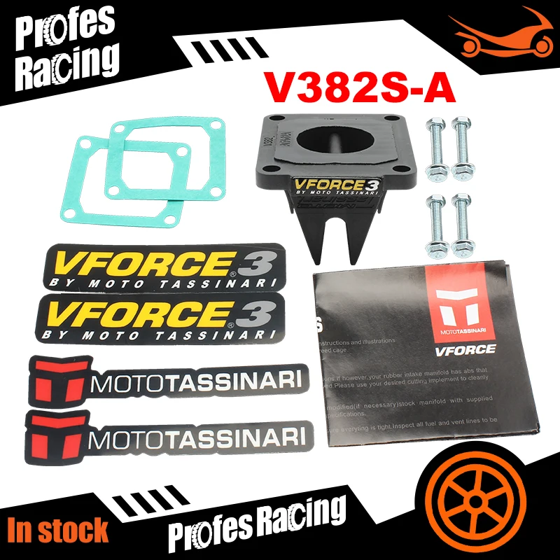 

For Yamaha YZ85/YZ80 Suzuki RM85L For Yamaha DT100 DT125 DT175 TY175 TY250 AT2 AT3 02-15 V Force 3 Reed Valve V382S-A