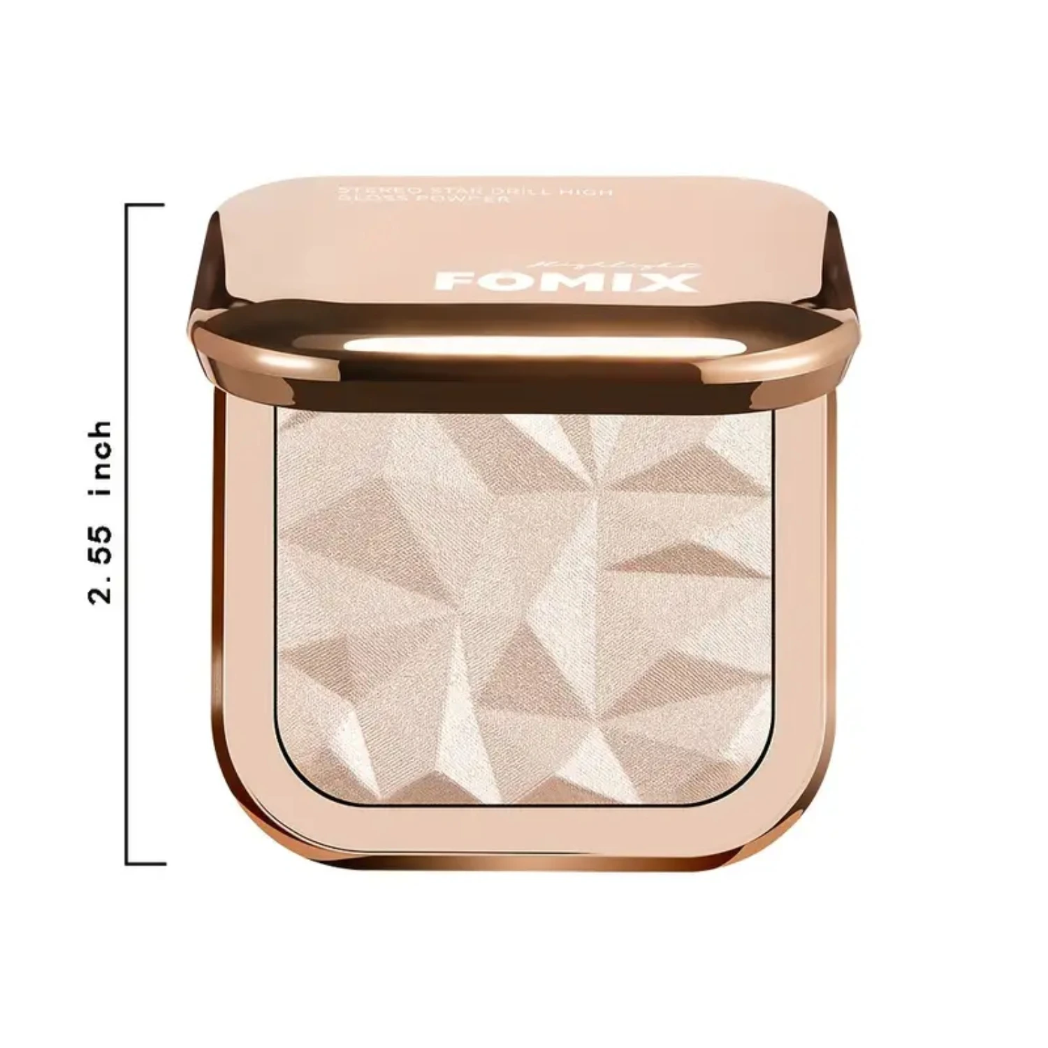 Фото FOMIX Star Diamond Highlighting Powder Pearl Fine Glitter Champagne Potato Mud Nose Shadow Trim & Highlighting All-in-One Palett №4