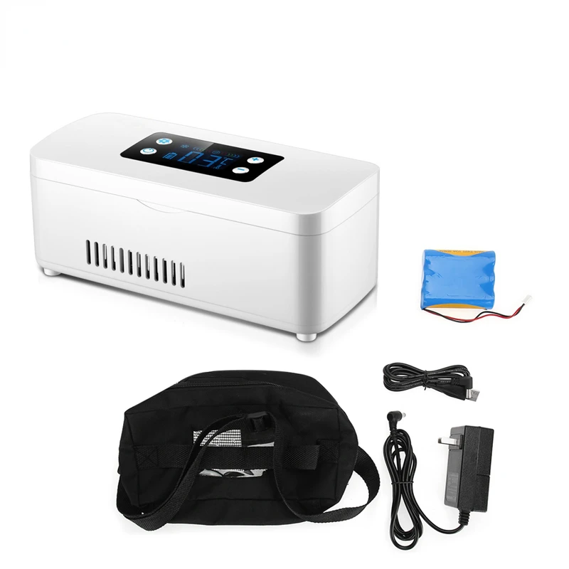 

Travel Insulin Fridge Box Insulin Cooler Cooling Medicine Refrigerator Smart LCD Display Pill Case