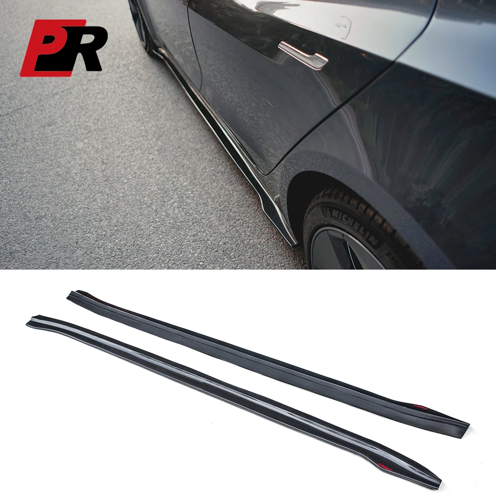 

Боковые юбки из углеродного волокна для модели 3, боковой спойлер 2017-2021