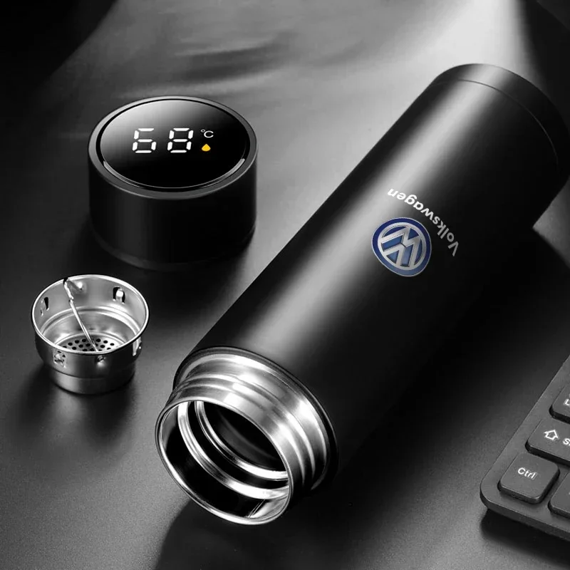Новый автомобильный умный термос с дисплеем температуры кофейная чашка для