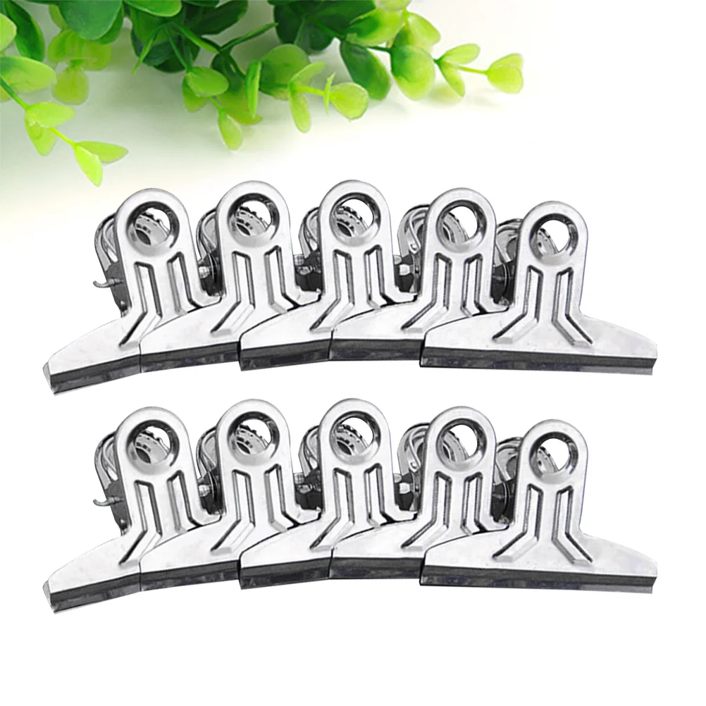 

10 Pcs Chip Bag Sealer Chip Clips Chip Clips Stainless Steel Bag Clips Pocket Clip Bag Clips Chip Bag Sealer
