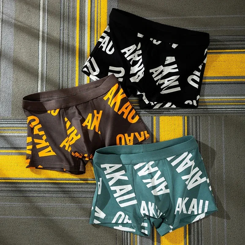 New Men's Panties Set Boxers Men Comfortable Men's Shorts Cotton Underwear Men Soft Men's Boxer Briefs Breathable Men Underpants