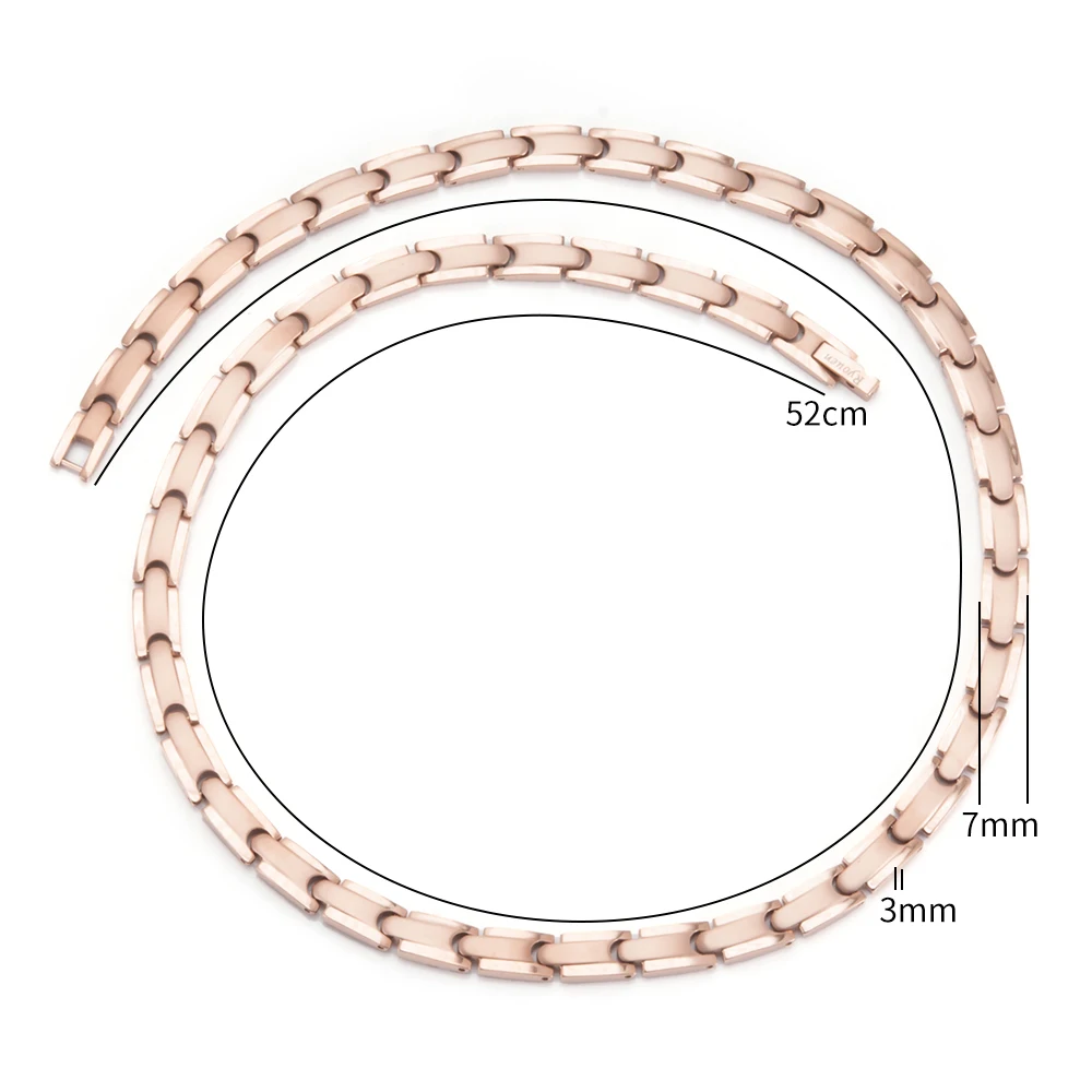 Титановое магнитное ожерелье Wollet для мужчин и женщин ювелирные изделия в подарок