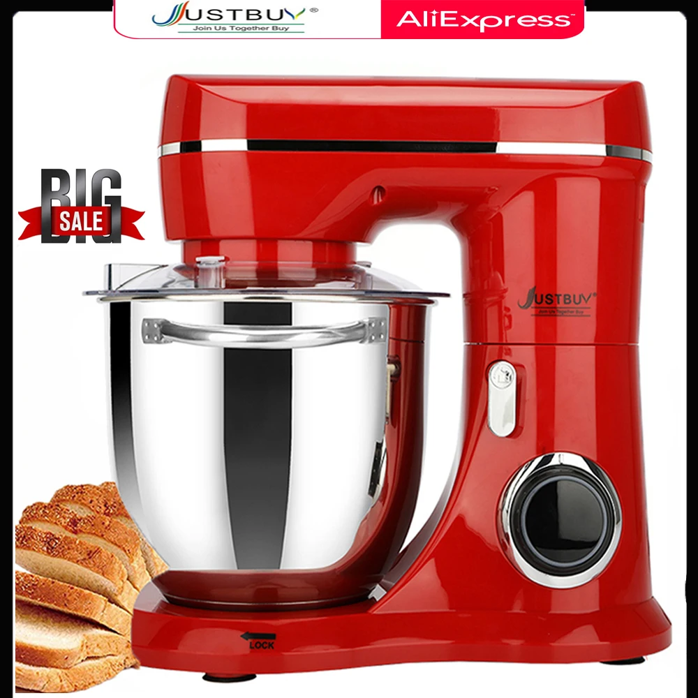Enlarge Big Discount Food Processor 5L 1500W Kitchen Stand Mixer Blender Cream Egg Whisk Cake Dough Kneader Bread Maker