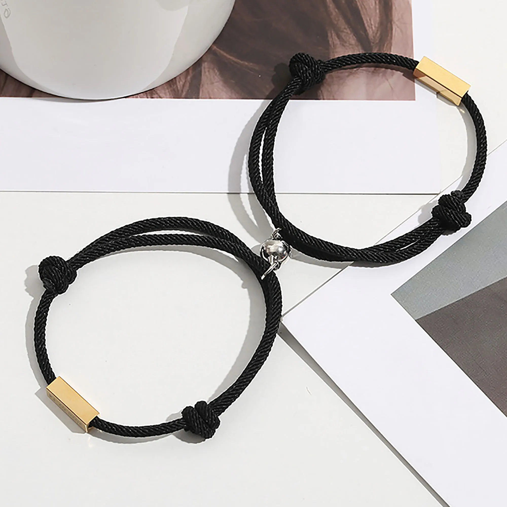 

Custom Name Bracelets For Women Girl Customized Adjustable Personalized Braided rope Fashion Jewelry Christmas Gift