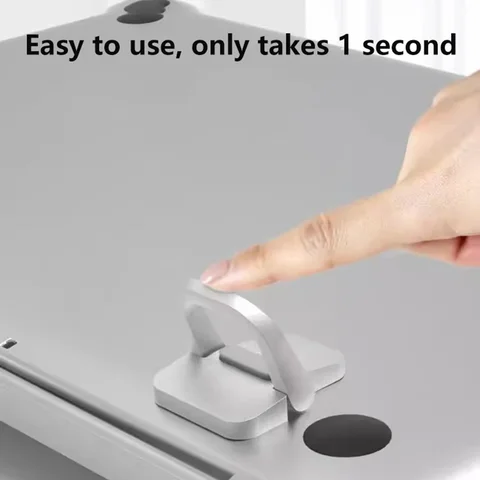 Universal, 1 пара, складная подставка для ноутбука, домашний невидимый нескользящий кронштейн для ноутбука, алюминиевый сплав для MacBook HP Dell Lenovo