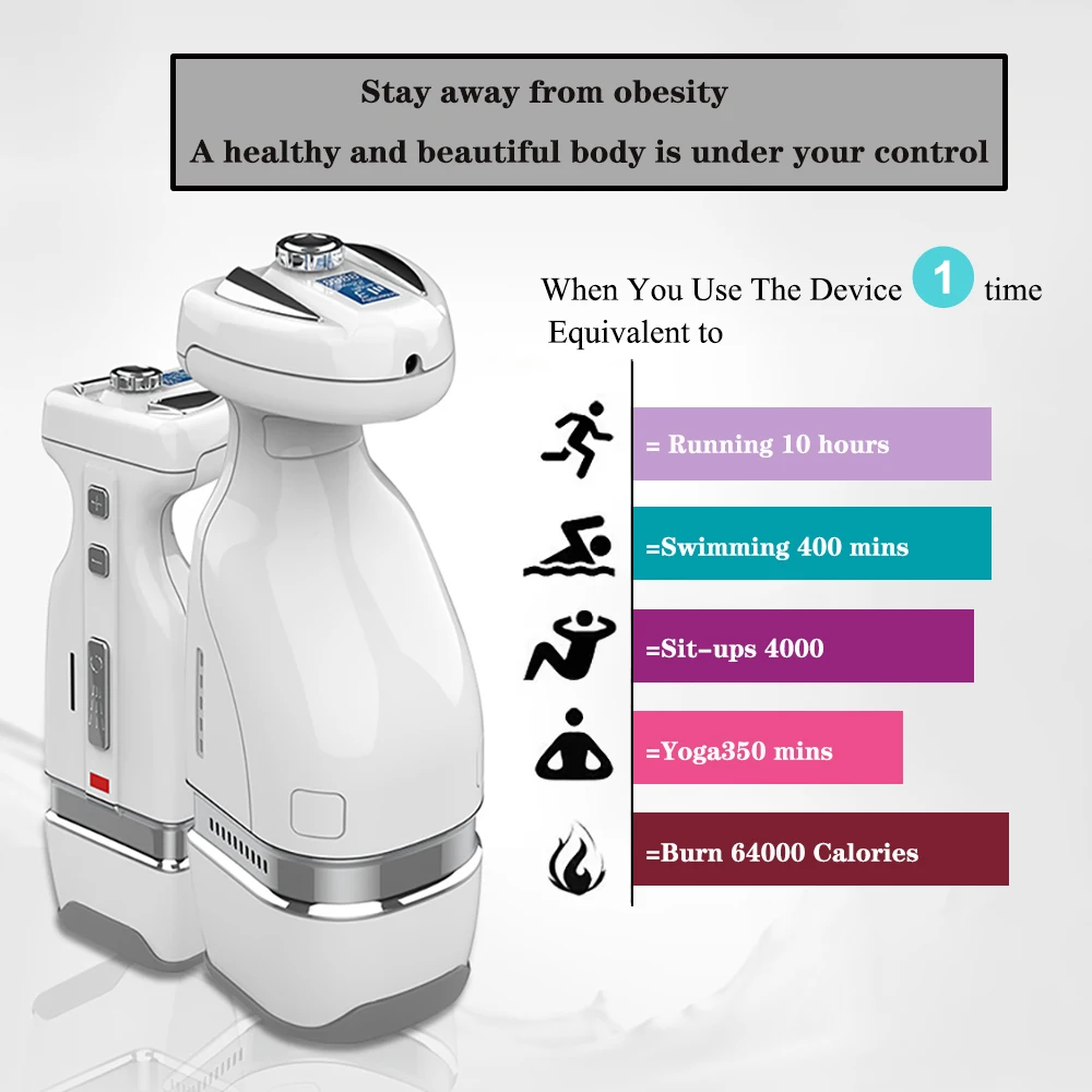 Мини HIFU сфокусированный ультразвуковой RF массажер для снятия жира удаления веса