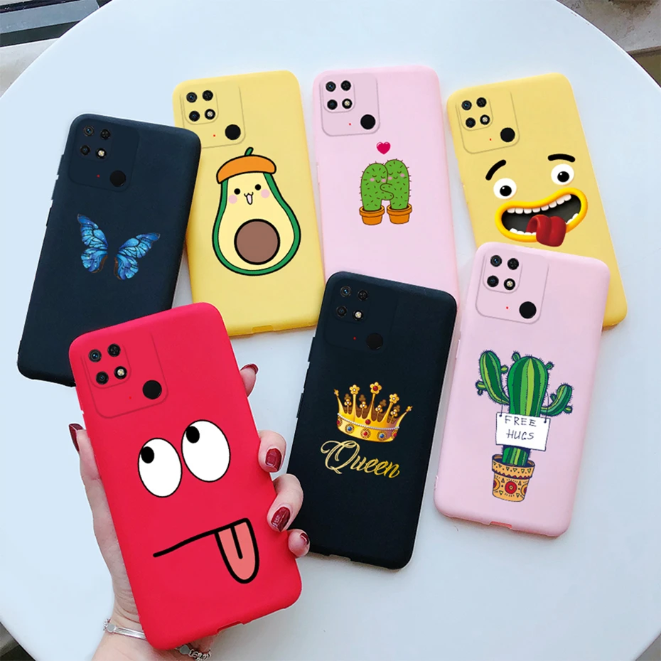 

Чехол Poco C40 для Xiaomi Poco C40 2022, милые Мультяшные окрашенные силиконовые чехлы для телефона Xiomi Poco C40 C 40 PocoC40, задняя крышка