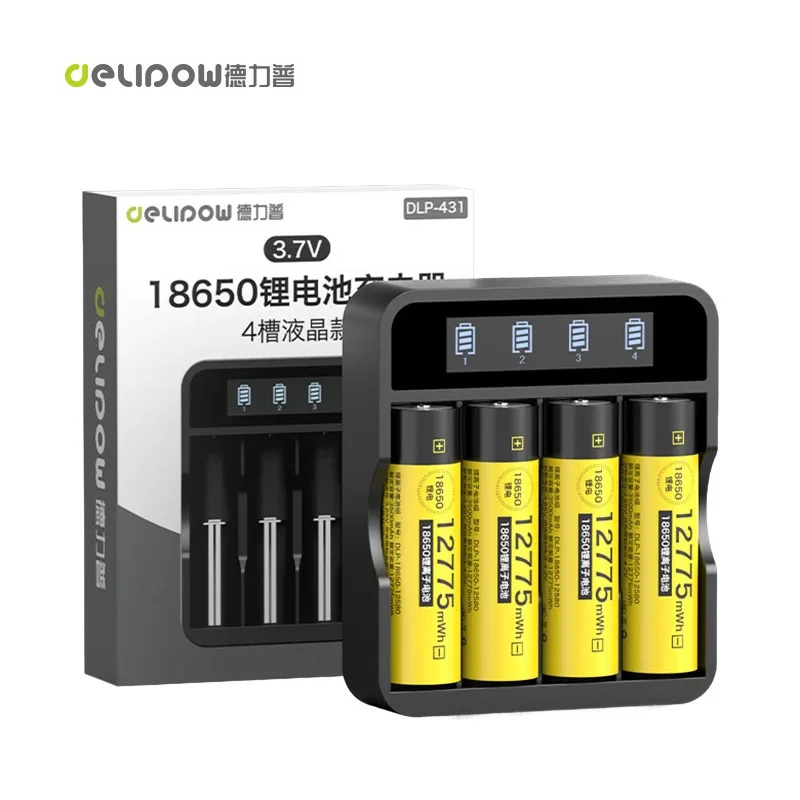 4 шт. Delipow 100% новые оригинальные комплекты зарядных устройств 18650 3,7 В 3500 мАч 2500 мАч 1500 мАч 18650 литий-ионная аккумуляторная батарея (art.: 3920d2d94e28f) - 3920d2d94e28f
