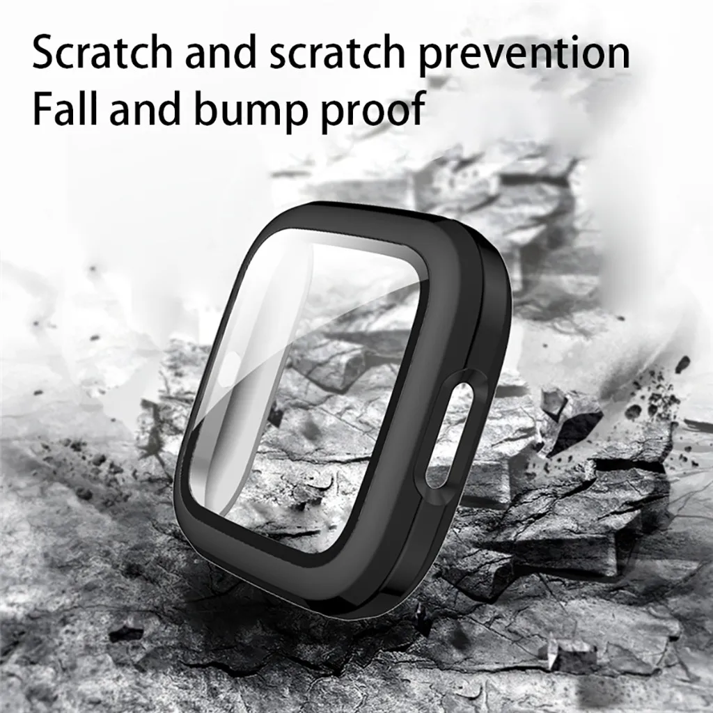 

Стеклянный чехол Versa Protector, чехол для ПК 2 с твердым закаленным экраном и умным браслетом, аксессуары, силиконовые браслеты