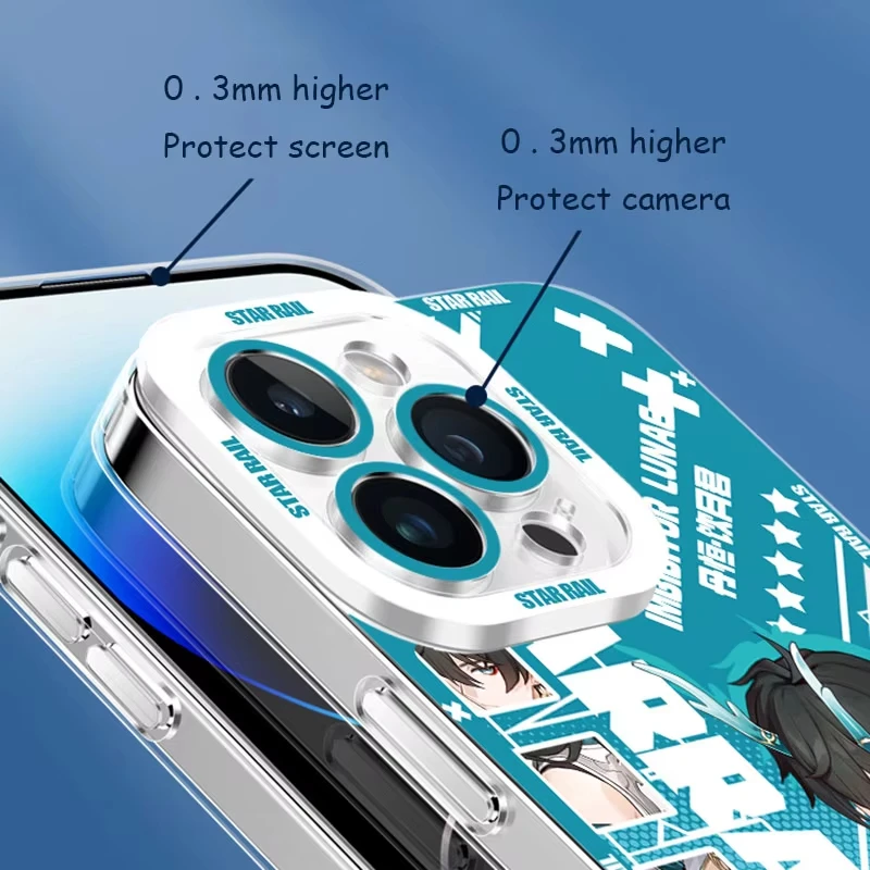Мягкий чехол для телефона Honkai Star Rail Samsung A15 25 35 A55 M15 M23 54 Galaxy S24 23 21 S20 Ultra Plus 22Plus FE 5G
