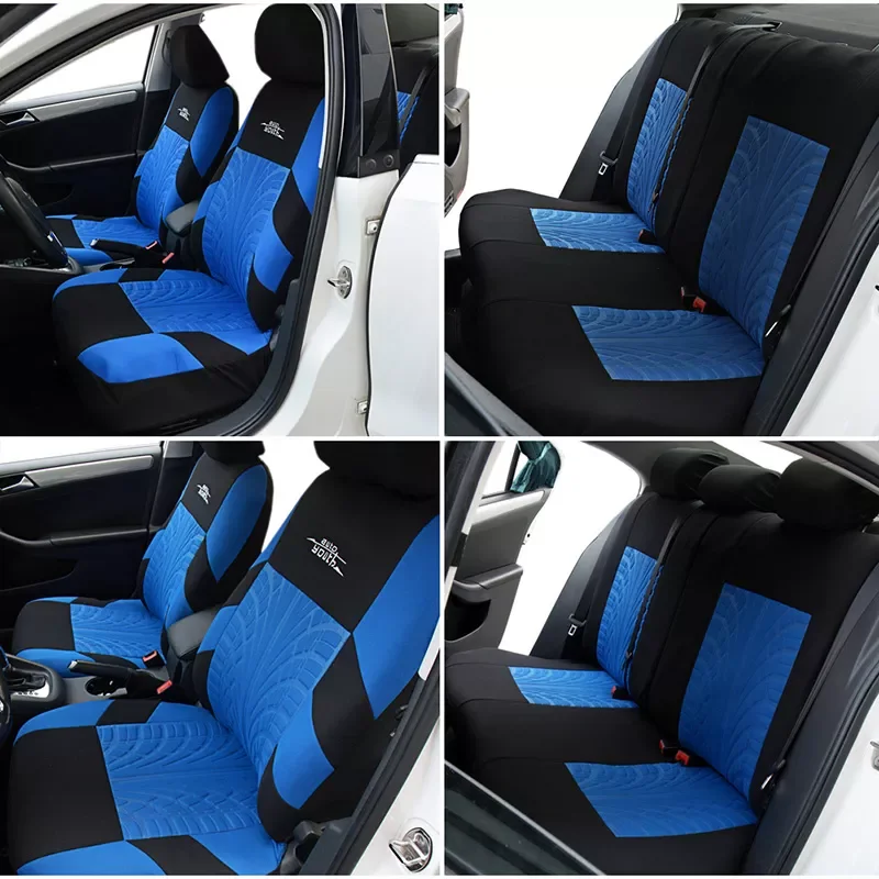 

Car Seat Covers Set Universal Polyester Fabric auto seat covers Fits Most Cars Covers Car Seat Protector
