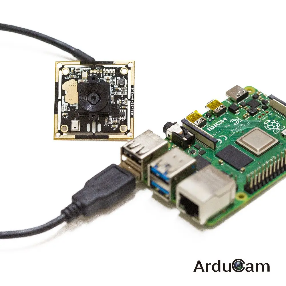 

Arducam 8MP 1080P Auto Focus USB Camera Module with Microphone, 1/3.2" CMOS IMX179 Mini UVC USB2.0 Webcam Board with 3.3ft/1m Ca